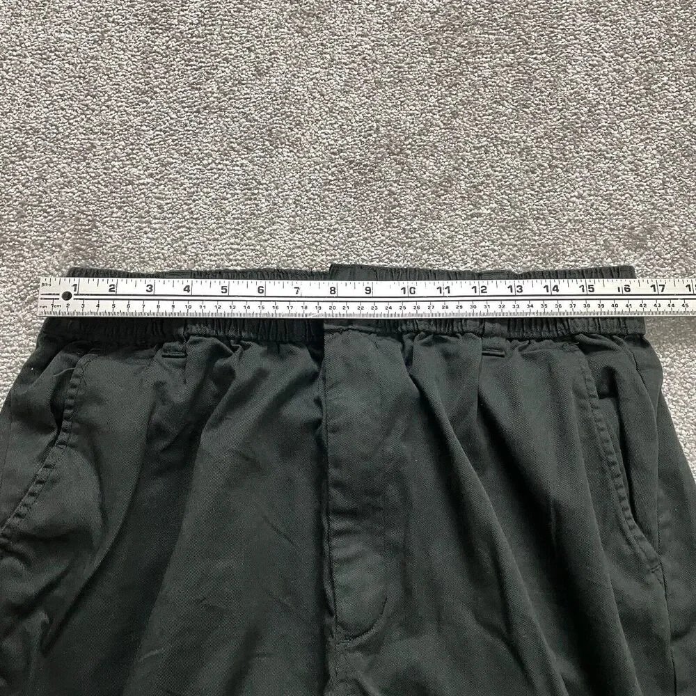 King Size Knockarounds Pants Mens 38 Tall Black Cotton Straight 33x40